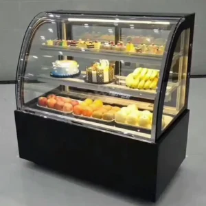Cake Display Chiller Curve Glass