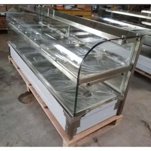 Electric Bain Marie Curve Glass