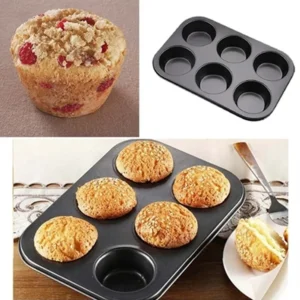 6 Slot Muffin Cupcake Pan Mould