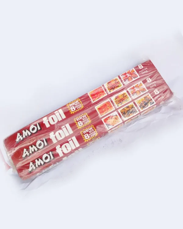 Amoi Aluminium Foil 8 Meters Long Pack 6pcs – Bulk Baking Foil Lagos