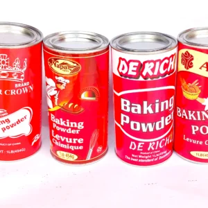 Baking Powder, Amor Baking Powder, NAPA Baking Powder, Silver Crown Baking Powder, De Rich Baking Powder Okokomaiko Ojo Lagos