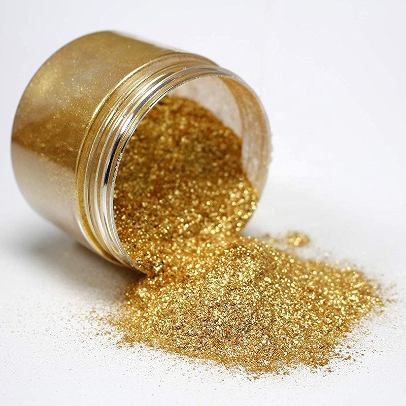Edible Gold Luster Dust Gold Cake Sparkling Gold Powder Glitter Arts and Crafts Paint for Cake Decorating