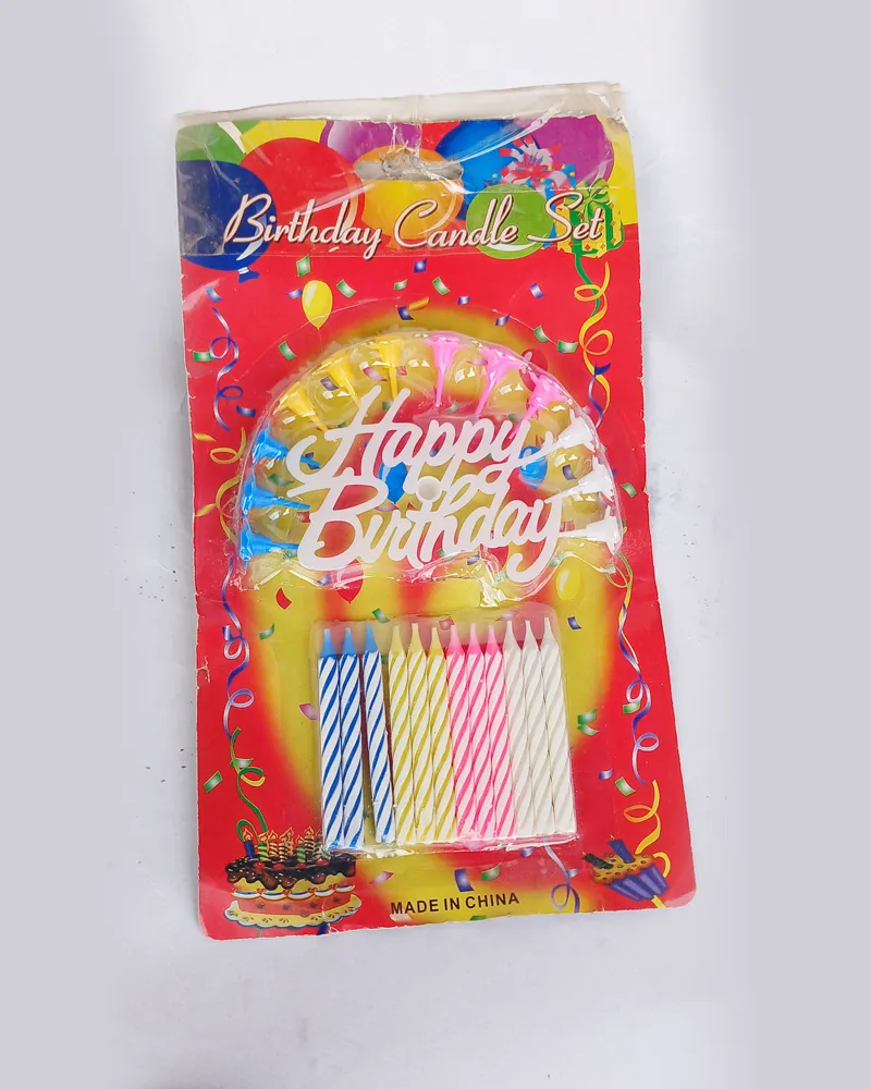 Happy Birthday Candle Set