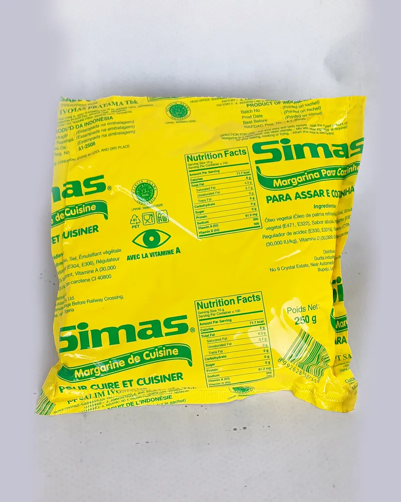 Simas Cooking Margarine Butter 250g