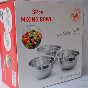 stainless steel mixing bowls 3pc set